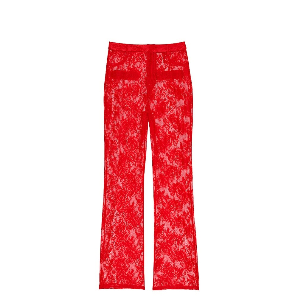 Victoria’s Secret Women’s VS Archives Red Rose Lace‎ Pants Size Medium